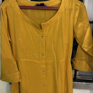 Mustard Kurta