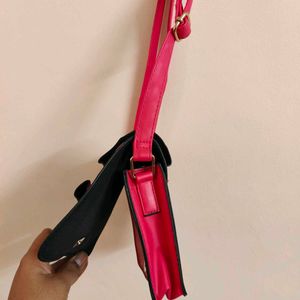 Sling Bag Rose Colour For Women.