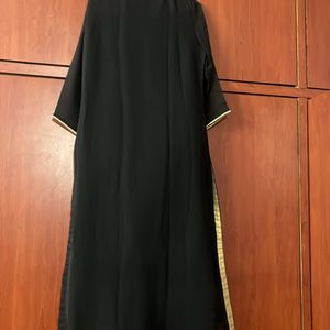 Black Gold Work Kurta