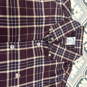 Checked Cotton Shirt