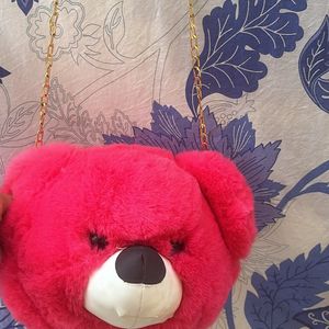 A Beautiful Pink Bear Bag