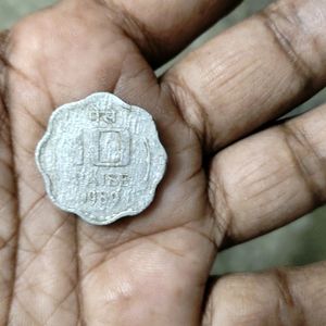 Old 10paise Coin 1989