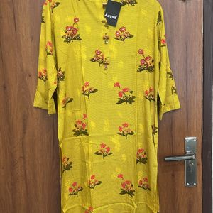 Yellow Kurta For Women