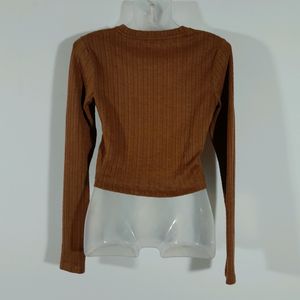 Brown Fitted Top (Women's)