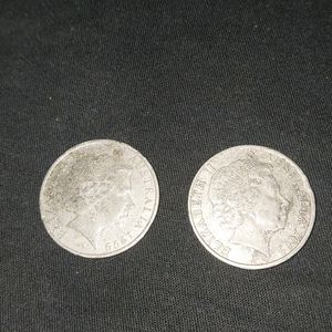 Combo - Australia 20 Cents- Set Of 2