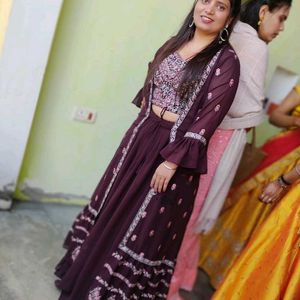 Lehnga Blouse With Shrug