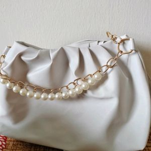 White Classy Sling Bag