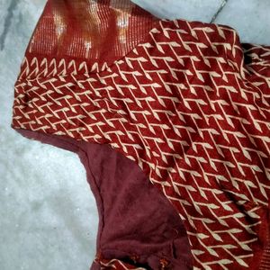 Brown Saree