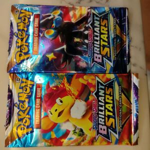 3 Booster Packs Of Pokemon Cards