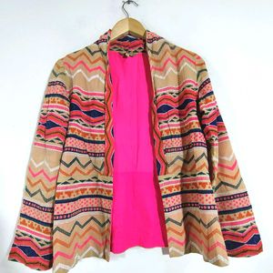 Multi Printed Overcoat (Women's)