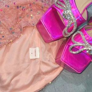 Urbanic Pink Sequin Dress🩷