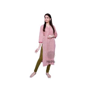 Peach Colour Long Kurti