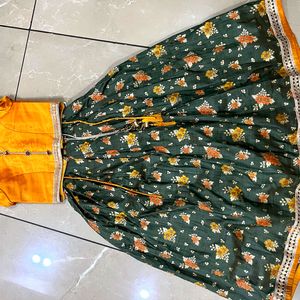 5,6, Year Old Baby Girl Ethnic Wear Lengha Brand