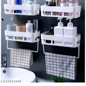 Kitchen And Bathroom  Shelf Wall