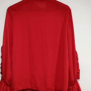 Zara Red Top