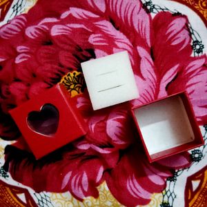 Cute Heart Box For Finger Rings