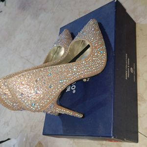 Rose Gold Diamond Heel