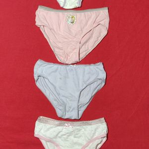 Baby Girl Combo 10 Brief Size 4/5 Years