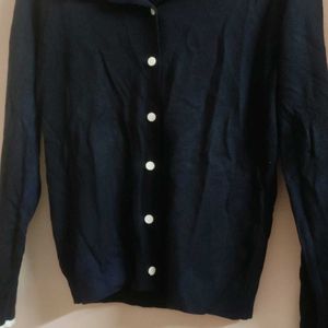 Black And Blue Cardigan