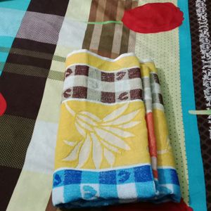 Multicolored Cotton Towel Full Length