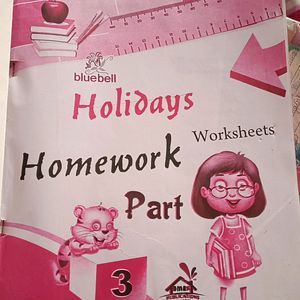 Holiday Homework Worksheet