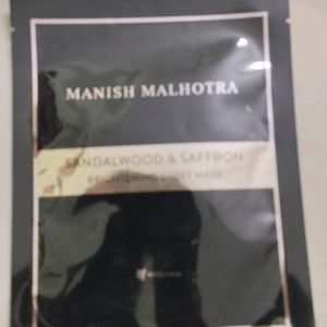 Manish Malhotra Sandalwood and Saffron Sheet mask