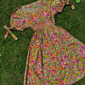 Cottage Core Floral Summer New Dress