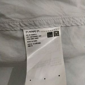 Uniqlo U Dropped Waist 3/4 Sleeve Shirt Dress