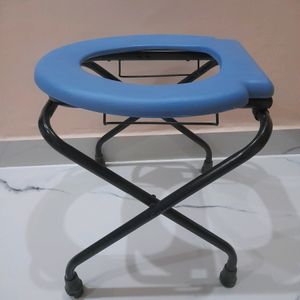 Folding Commode Chair, Portable Toilet Seat