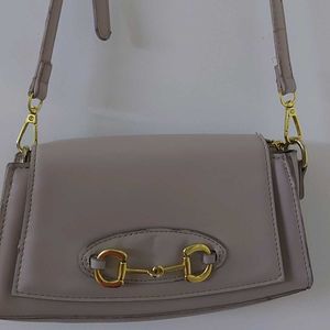 Beautiful  Nude Color  Sling Bag .