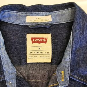 Levis Mens Jeans Shirt Slim Fit