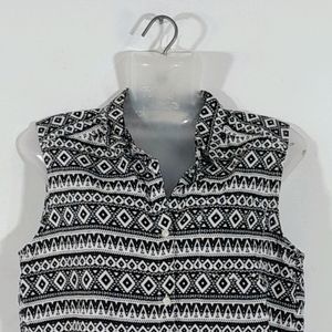 Black Printed Top (Women's)