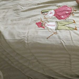 Single Bedsheet Festive Print