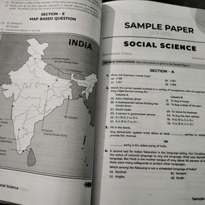 Educart Social Science Sample Paper Class 10.