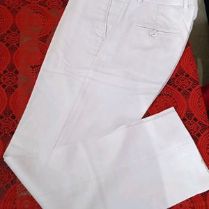 White Formal Pant