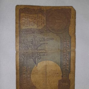 💥💥 RARELY FOUND INDIAN CURRENCY 1 RUPEE NOTE