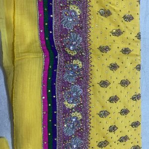 Stone & Thread With 4 Side Duppta All Over Suit
