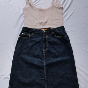 Denim Skirt