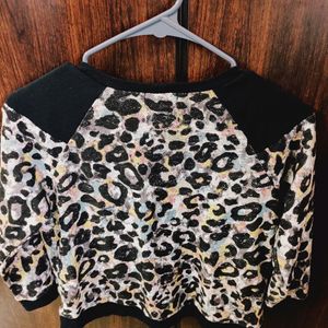 Modern Leopard Print Multicolour Jacket