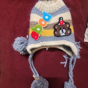 Kid Woolen Cap