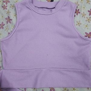 Urbanic Lavender Backless Top