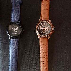 Leather Analog Watches