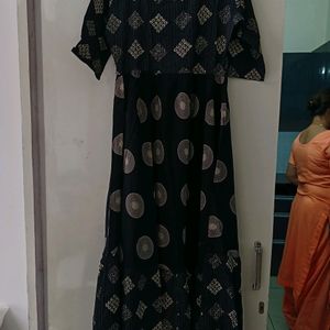 Anarkali Black Kurta Dress