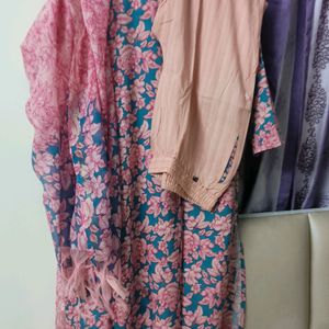 3 Pcs Kurti Set