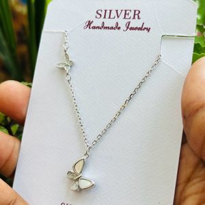 pure 925 silver chain wtih pendent