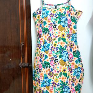 Tropical Floral Bodycon Dress