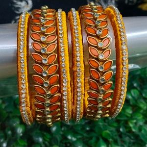 Handcrafted Silk Thread Bangles❤️🦋