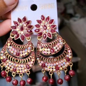 Party Wear Bridal Earrings For Women And Girls