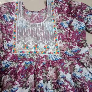 Floral Print Kurti