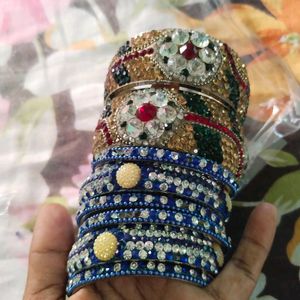 4 Sets Combo Bangles